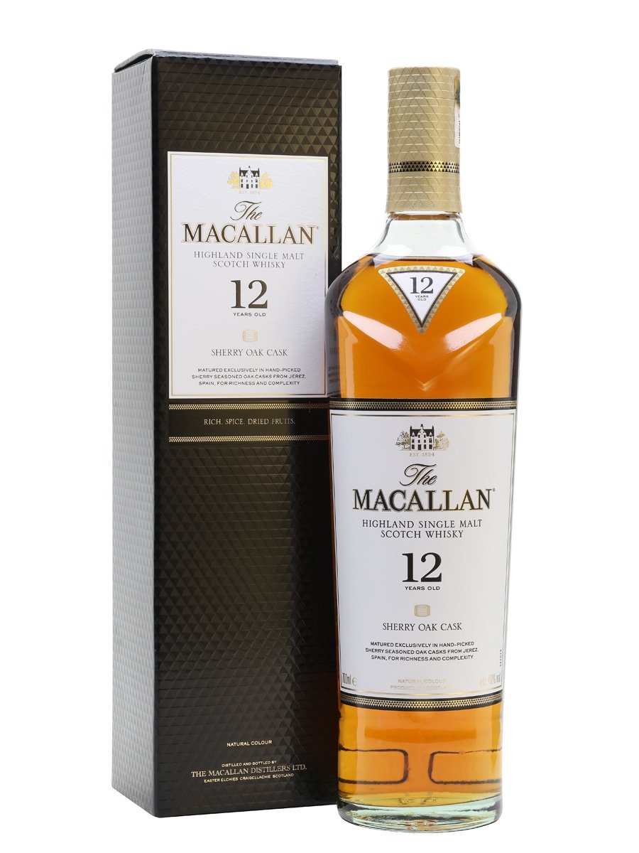 macallan - 12 year old sherry cask (70cl, 40%)