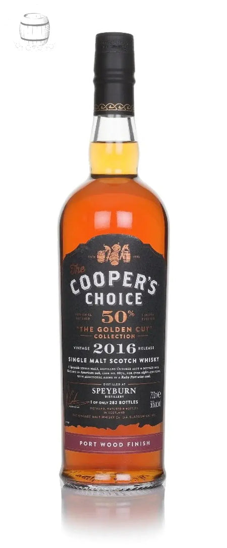 Speyburn 9 Year Old 2016 - The Cooper's Choice The Golden Cut Collection Port Cask Finish  (70cl, 50%) (Copy) The Cooper's Choice