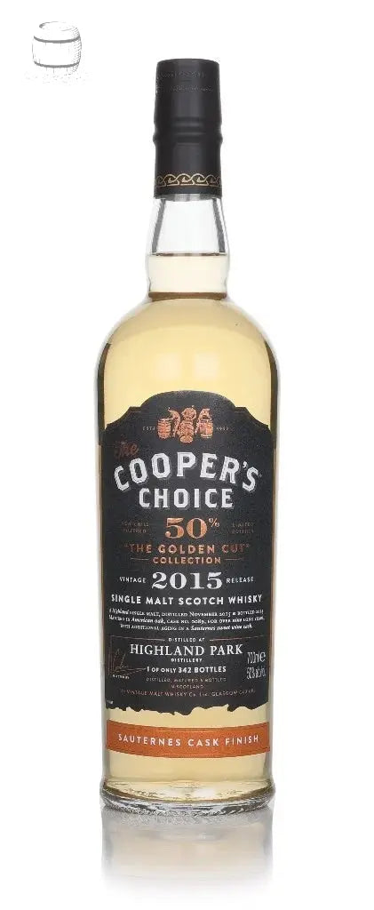 Highland Park 9 Year Old 2016 - The Cooper's Choice The Golden Cut Collection Sauternes Cask Finish  (70cl, 50%) (Copy) (Copy) The Cooper's Choice