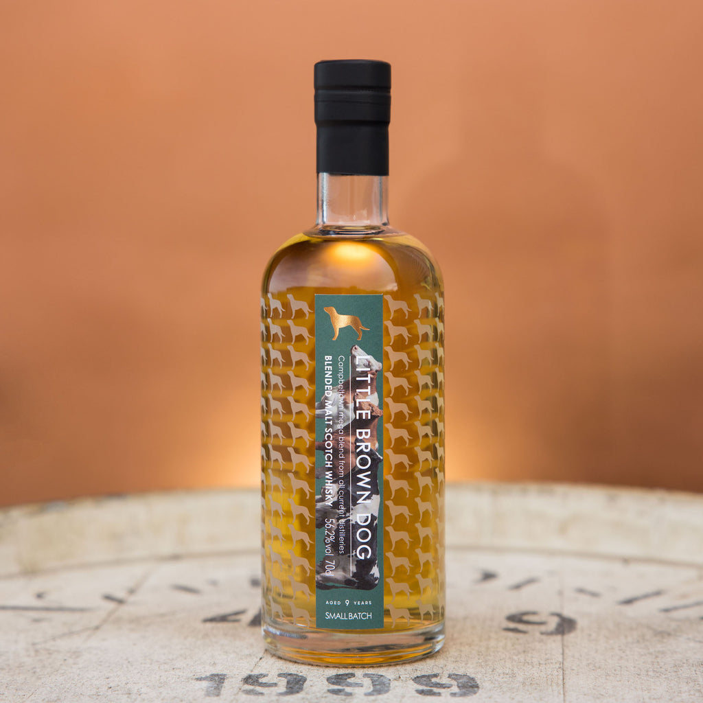 Little Brown Dog Campbeltown Mega Blend, 9yo Blended Scotch Malt  - Small Batch (70cl, 56.2%)