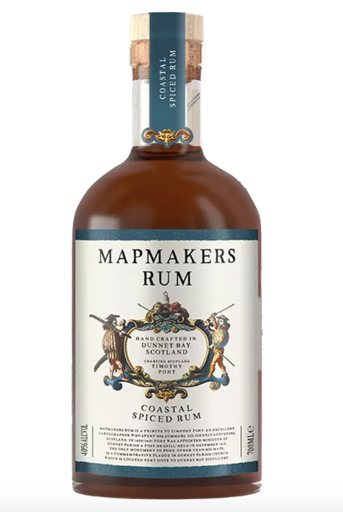 MapMakers Coastal Spiced Rum (70cl, 40%)