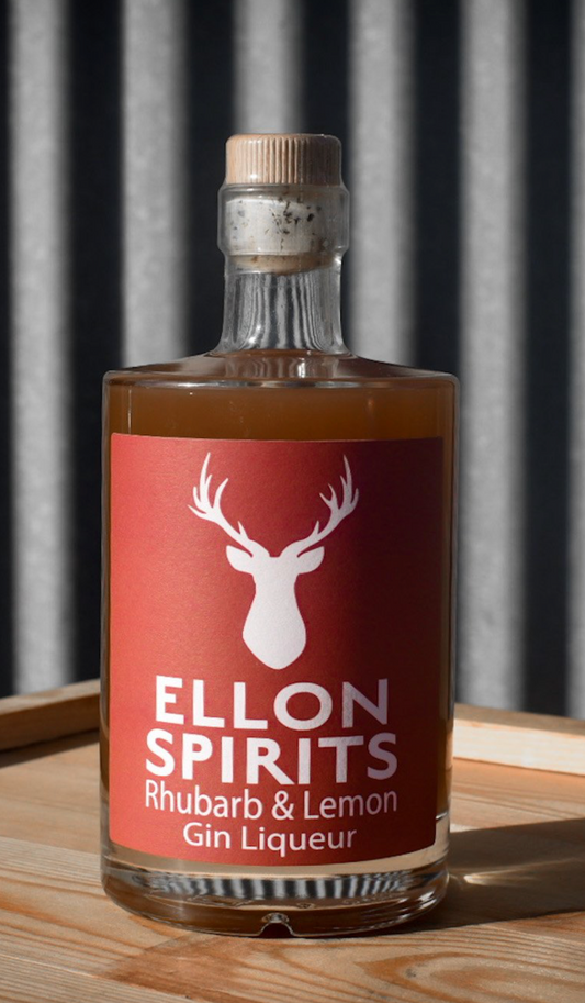 Ellon Spirits - Rhubarb & Lemon Gin Liqueur (50cl, 20%abv)