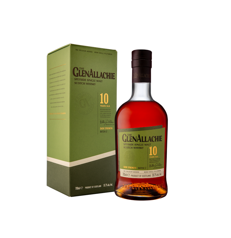 ウイスキー The GlenAllachie 10 Years Old 700ml GlenAllachie 10 Year Old Cask Strength Single Malt Scotch