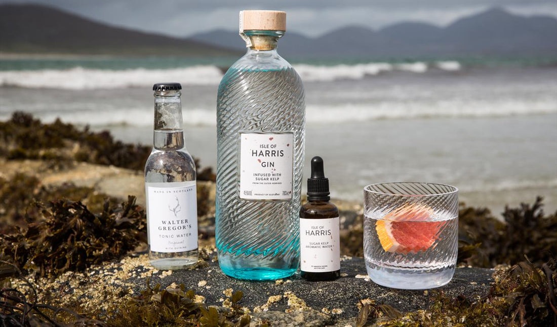 Isle of Harris Gin(70cl, 45) + Sugar Kelp Aromatic Water (50ml