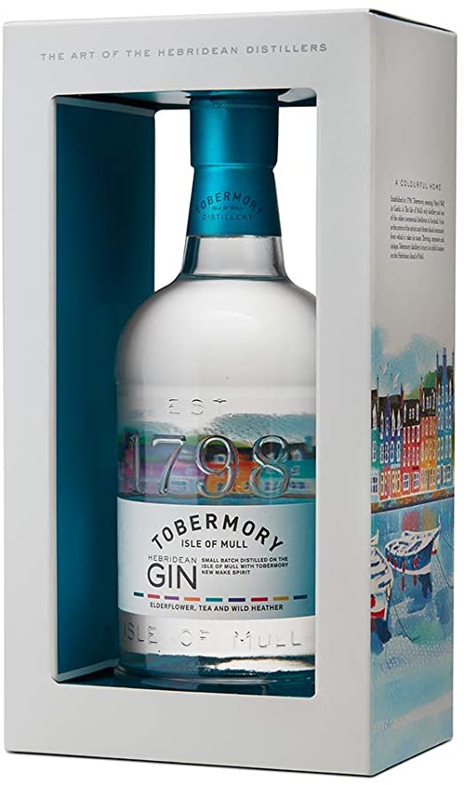 tobermory gin (70cl, 43.3%)