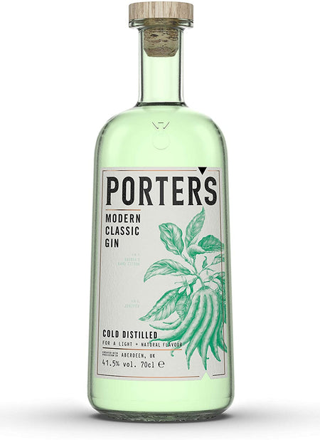 porters gin - modern classic & tropical old tom porters modern classic gin