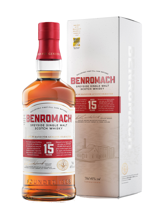 benromach 15 year old (70cl, 43%)