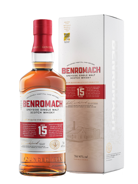 benromach 15 year old (70cl, 43%)