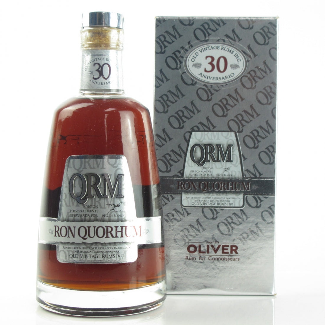 ron quorhum 30 year old qrm rum (70cl, 40%)