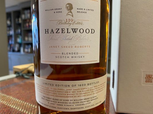 hazelwood janet sheed roberts - 110th birthday edition (70cl, 55%)