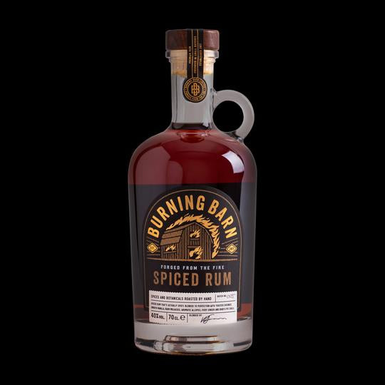 burning barn spiced rum (70cl, 40%)