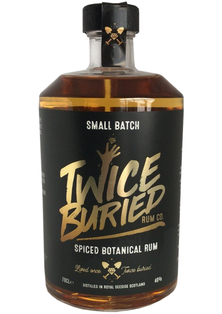 twice buried botanical spiced rum (70cl,40%)