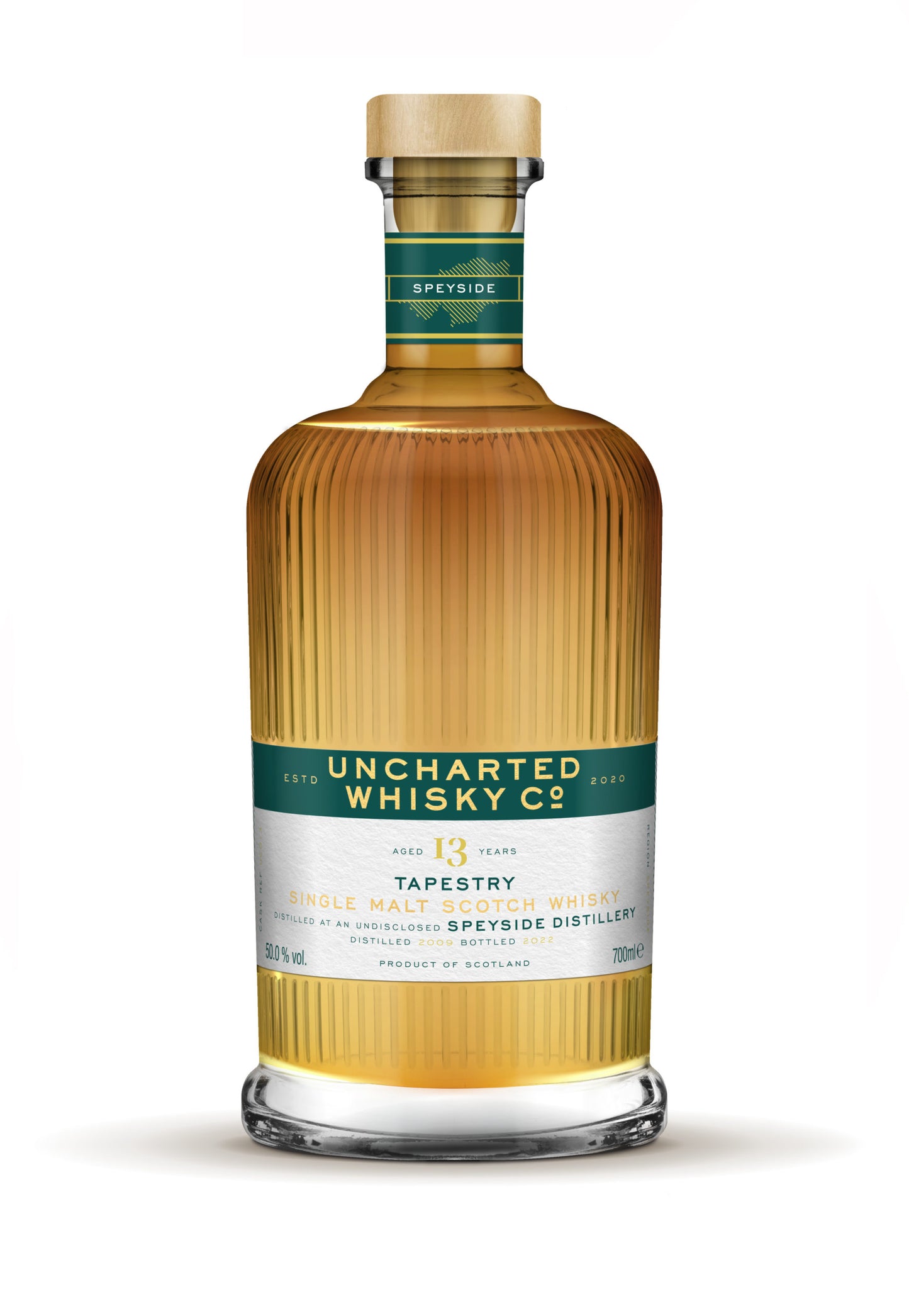 Uncharted Whisky Co. Tapestry- 13 Year Old Sherry Bourbon Triple Cask Malt Whisky (70cl, 50.0%)