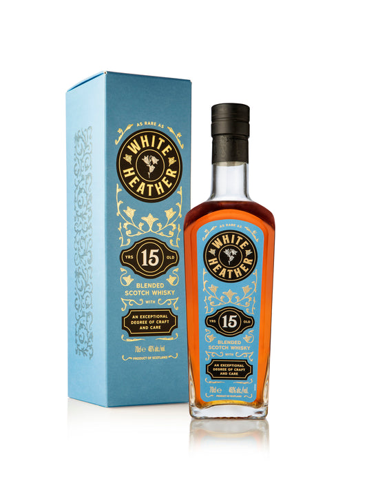 white heather 15 year old blended whisky (70cl, 46%)