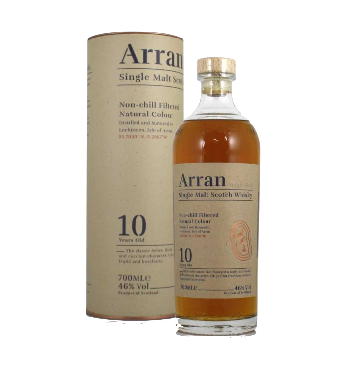 arran 10 year old *non chill filtered* (70cl, 46%)