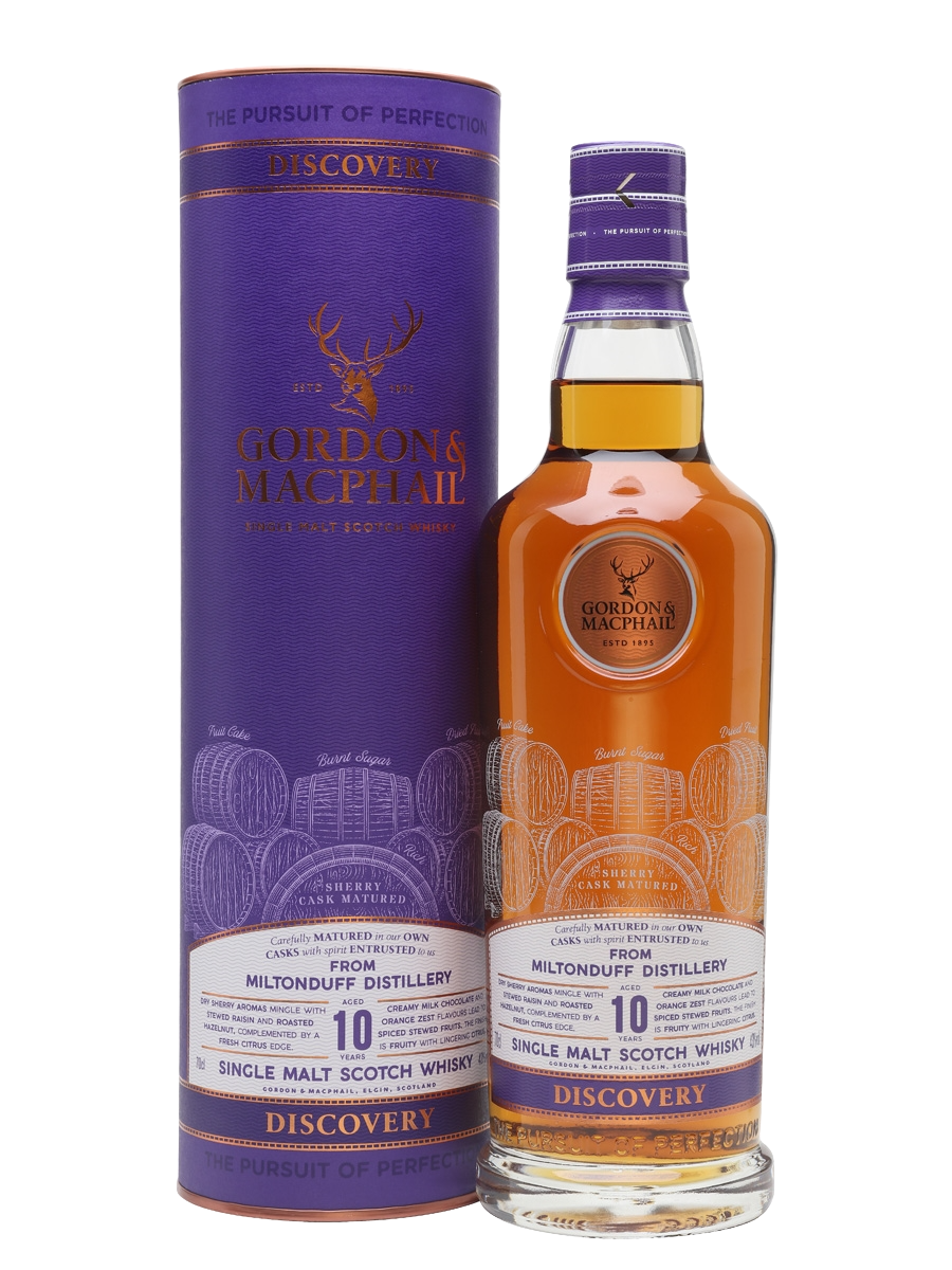 gordon & macphail discovery series miltonduff 10 year old (70cl, 43%)