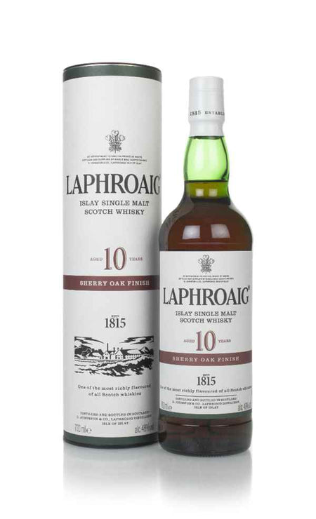 laphroaig 10 year old sherry oak finish (70cl, 48%)