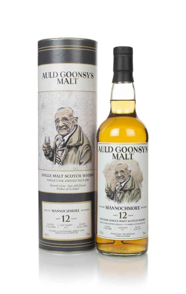 auld goonsy's malt - mannochmore 2009  12 year old, oloroso sherry cask finish  (70cl, 48.5%)