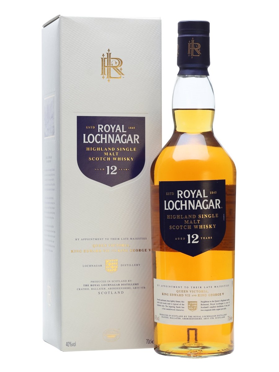 royal lochnagar 12 year old malt whisky (70cl, 40%)