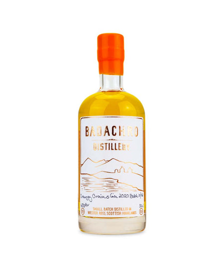 badachro small batch scottish gin badachro orangey orains gin