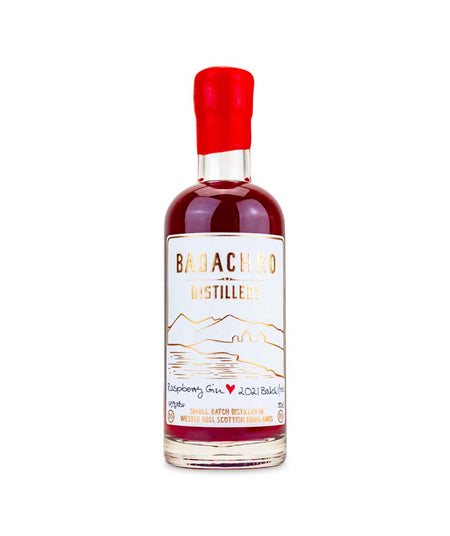 badachro small batch scottish gin badachro raspberry gin