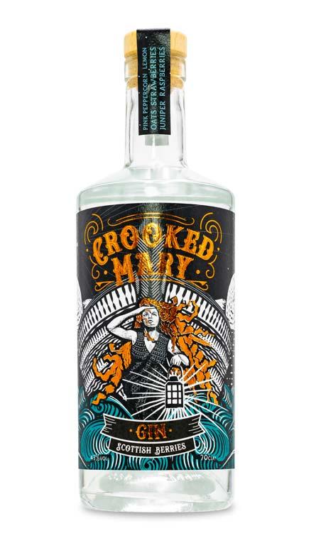 Crooked Mary Scottish Berries GIn (70cl, 43%)