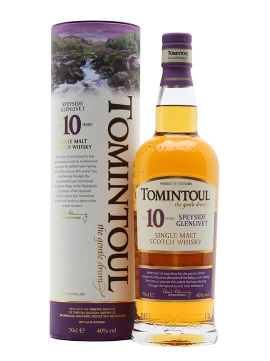 tomintoul 10 year old (70cl, 40%)