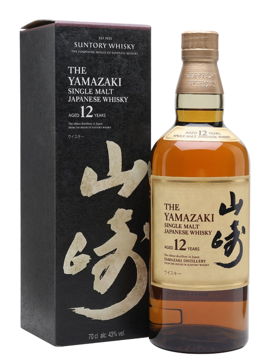 yamakazi japanese malt whiskey 12 year old (70cl, 43%)